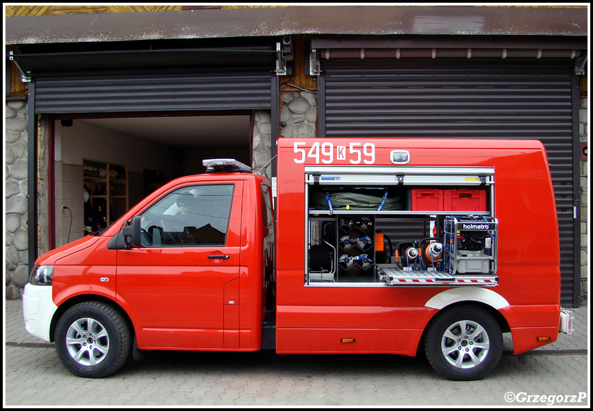 549[K]59 - SLRt Volkswagen Transporter T5/Wawrzaszek - OSP Bukowina TatrzaÅ„ska