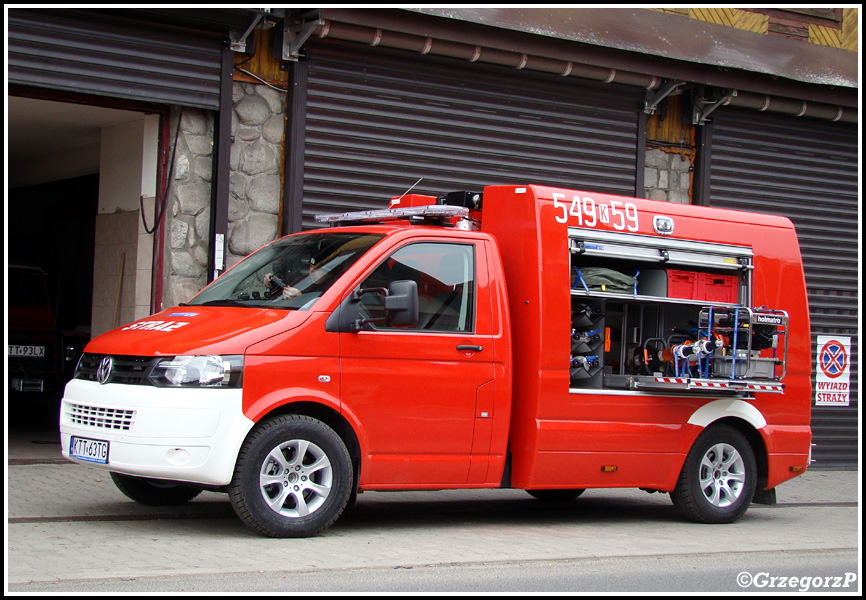 549[K]59 - SLRt Volkswagen Transporter T5/Wawrzaszek - OSP Bukowina Tatrzańska