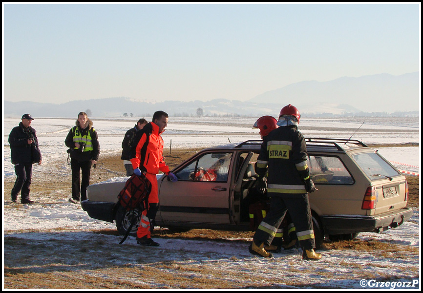 11.12.2011 - Nowy Targ, lotnisko - â€žPoÅ›lizg bezpiecznie kontrolowanyâ€