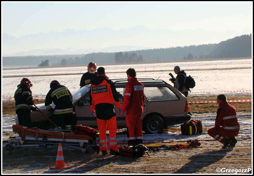 11.12.2011 - Nowy Targ, lotnisko - â€žPoÅ›lizg bezpiecznie kontrolowanyâ€