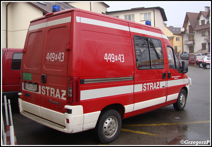 449[K]43 - SLRt Fiat Ducato Maxi/Szczęśniak - OSP Kobylanka