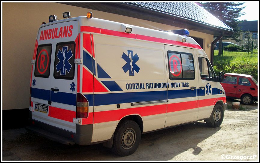 P2 - Mercedes Benz Sprinter 313 CDI/WAS - OddziaÅ‚ Ratunkowy Nowy Targ/Raba WyÅ¼na