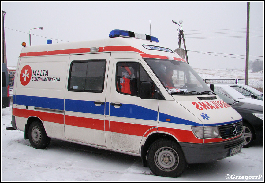Mercedes Benz Sprinter 312 D/Binz - Malta SÅ‚uÅ¼ba Medyczna, o. ChrzanÃ³w