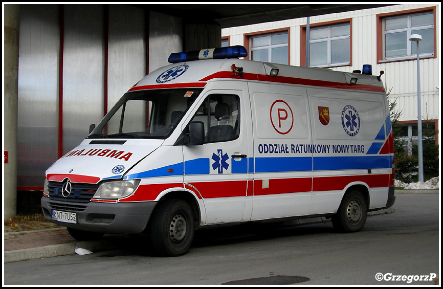 P1- Mercedes Benz Sprinter 313 CDI - OddziaÅ‚ Ratunkowy Nowy Targ*