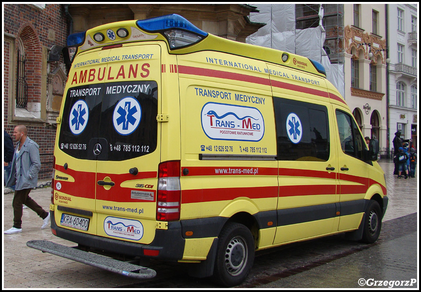 Mercedes Benz Sprinter 315 CDI/Ambulanzmobile - Trans-Med KrakÃ³w