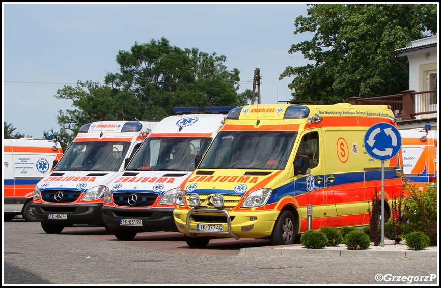 3x Mercedes Benz Sprinter - ÅšCRMiTS Kielce