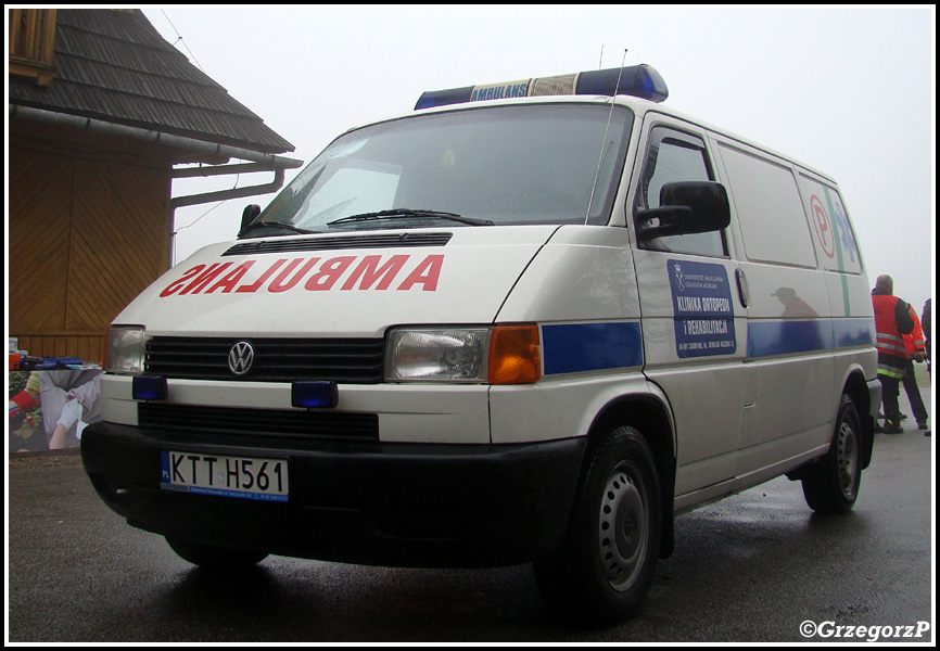 P - Volkswagen Transporter T4/AMZ - Klinika Ortopedii i Rehabilitacji CMUJ, Zakopane