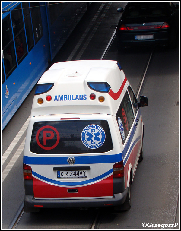 P - Volkswagen Transporter T5 - Pogotowie Medyczne KrakÃ³w
