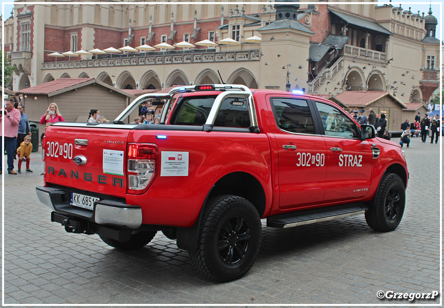 302[K]90 - SLRr Ford Ranger Limited/Frank-Cars - JRG 2 Kraków