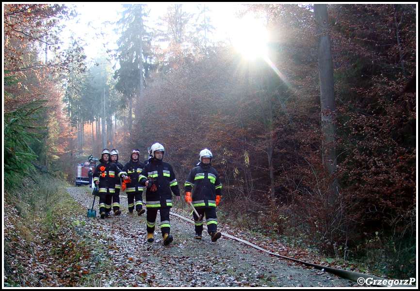 6.11.2011 - Raba WyÅ¼na - MiÄ™dzygminne Ä‡wiczenia taktyczno- bojowe