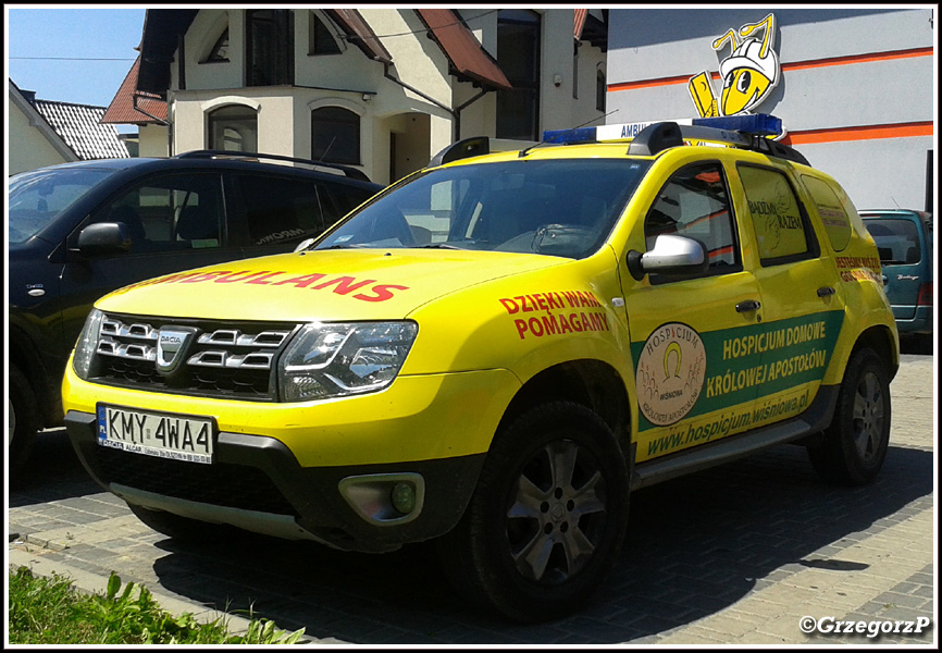 Dacia Duster - Domowe Hospicjum KrÃ³lowej ApostoÅ‚Ã³w w WiÅ›niowej