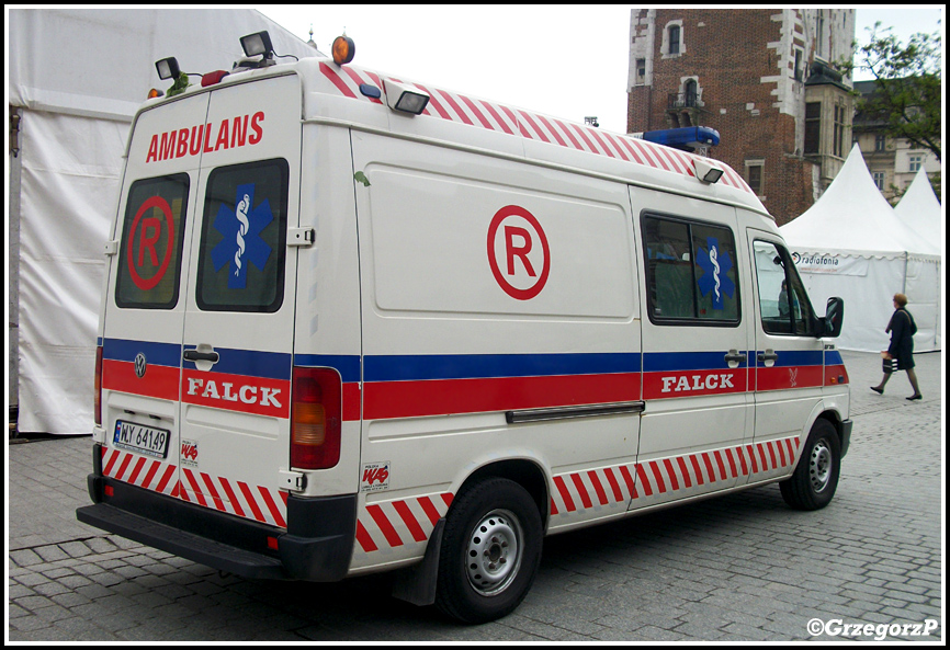 R - Volkswagen Transporter LT/WAS - Falck KrakÃ³w
