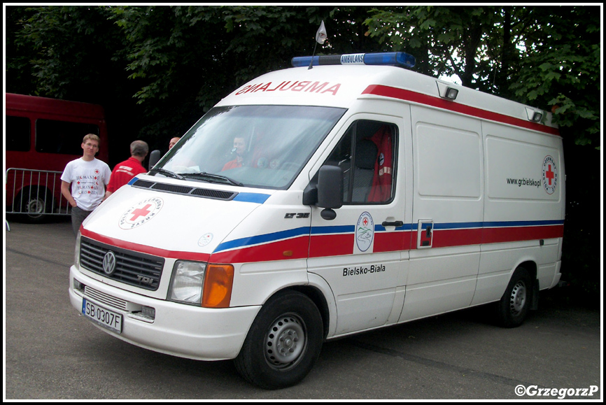 Volkswagen LT 35 - Grupa Ratownictwa PCK - Bielsko- Biała