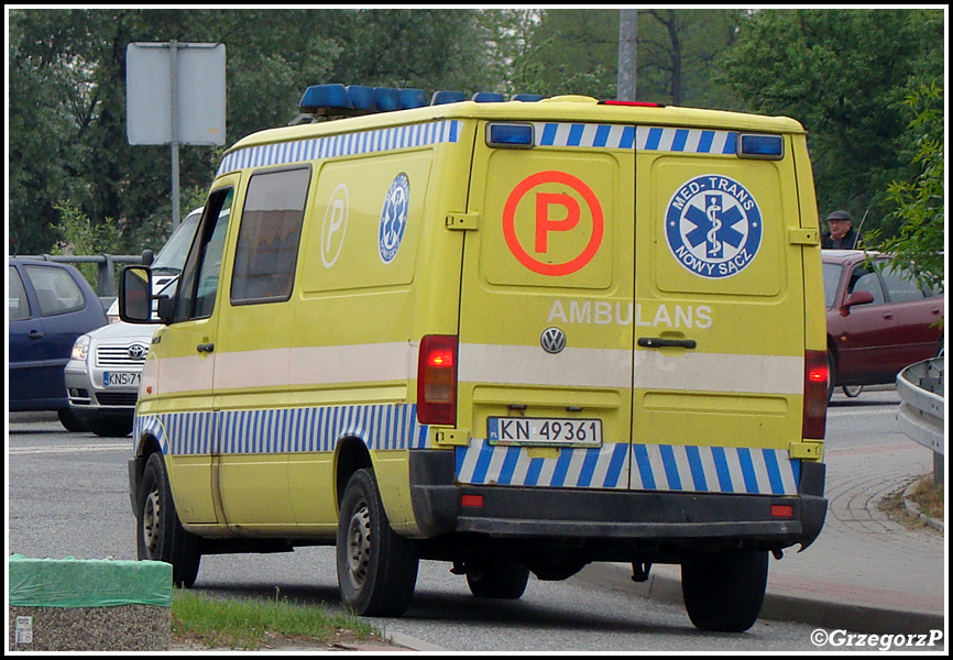 P - Volkswagen LT 35 - Med-Trans Nowy SÄ…cz