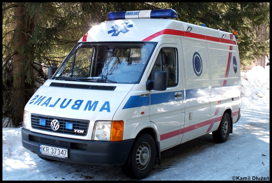 S - Volkswagen LT 35/ WAS - Szpital MSWiA Kraków