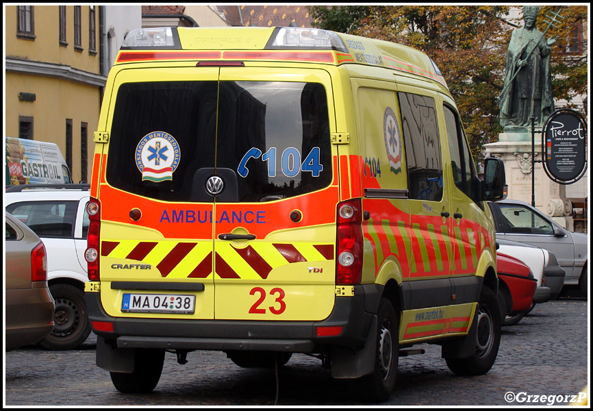 23 - Volkswagen Crafter/Profile - OrszÃ¡gos MentÅ‘szolgÃ¡lat