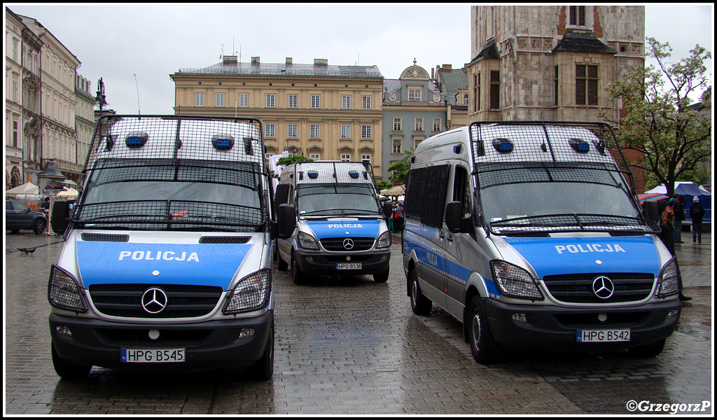 3x Mercedes Benz Sprinter 316 CDI/AMZ - OPP KrakÃ³w