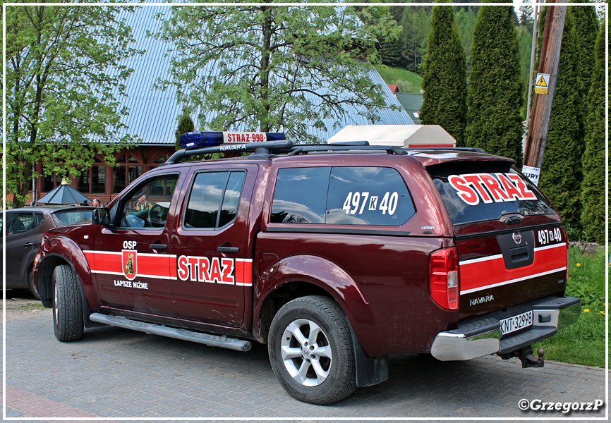 497[K]40 - SLRr Nissan Navara - OSP Åapsze NiÅ¼ne