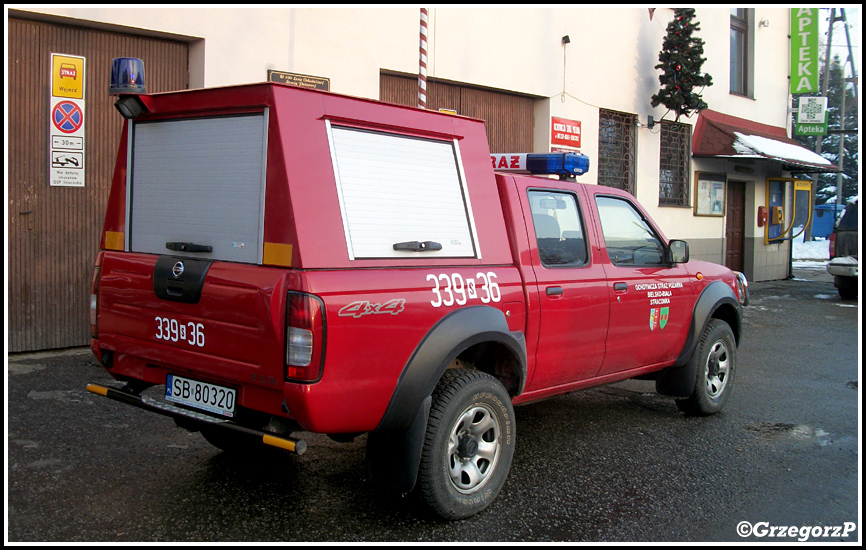 339[S]36 - GLBA 0,2/1 Nissan PickUp/BPS SzczÄ™Å›niak - OSP Bielsko- BiaÅ‚a Straconka