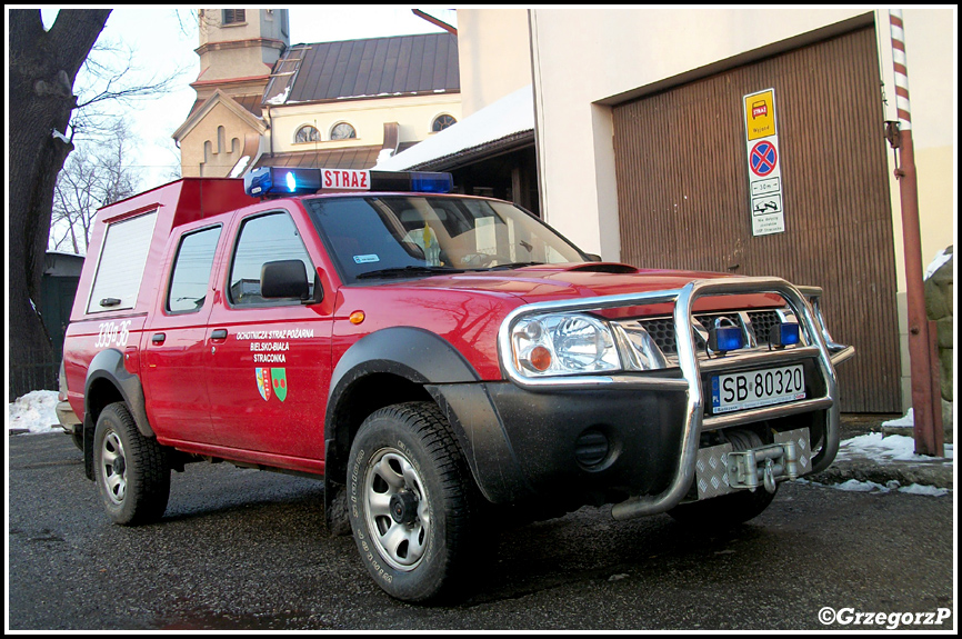 339[S]36 - GLBA 0,2/1 Nissan PickUp/BPS Szczęśniak - OSP Bielsko- Biała Straconka