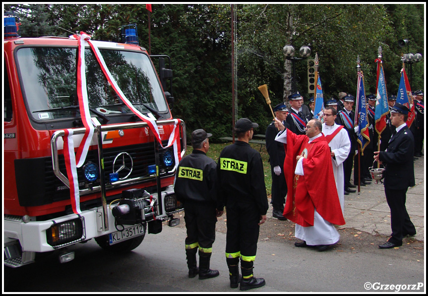 16.09.2012 - Åososina GÃ³rna - PoÅ›wiÄ™cenie i przekazanie wozu bojowego