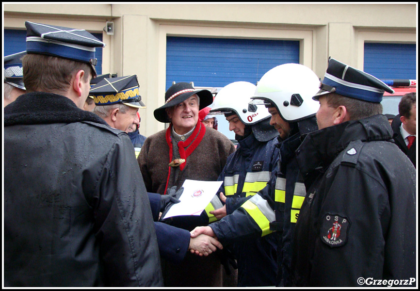 14.01.2014 - Kraków, Szkoła Aspirantów PSP - Przekazanie samochodów dla jednostek OSP województwa Małopolskiego