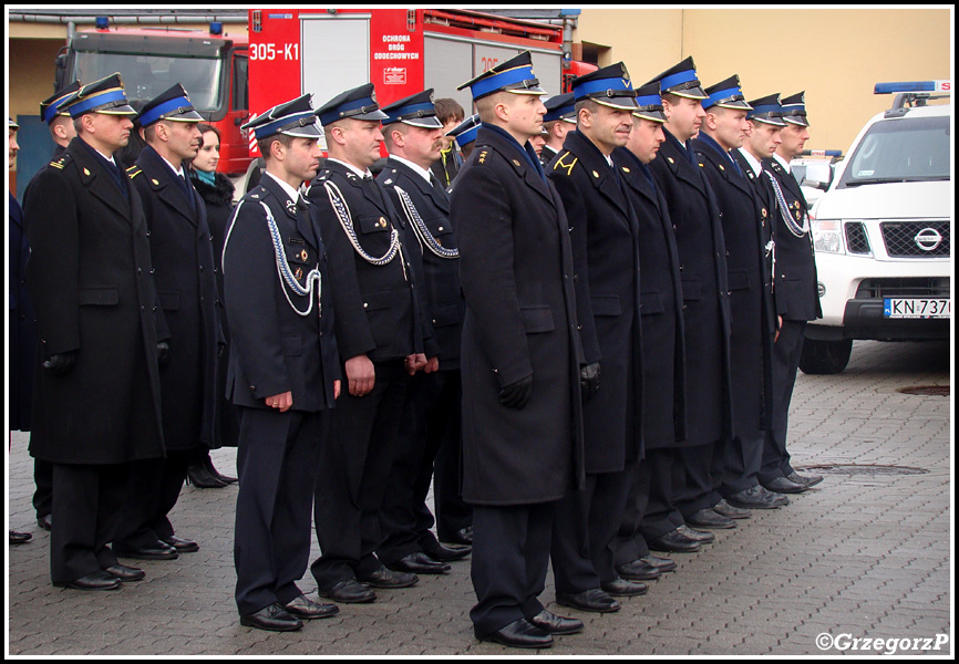 11.02.2014 - Kraków, ul. Zarzecze - Przekazanie sprzętu dla PSP województwa małopolskiego