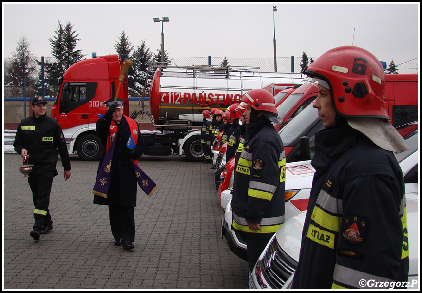 14.02.2013 - KrakÃ³w, KW PSP - Przekazanie sprzÄ™tu dla straÅ¼akÃ³w z wojewÃ³dztwa maÅ‚opolskiego