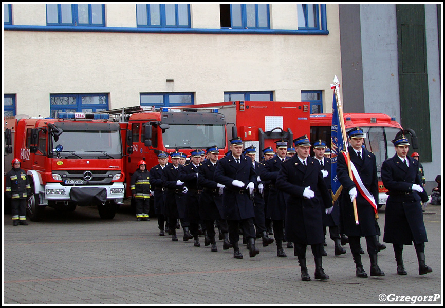 14.02.2013 - KrakÃ³w, KW PSP - Przekazanie sprzÄ™tu dla straÅ¼akÃ³w z wojewÃ³dztwa maÅ‚opolskiego