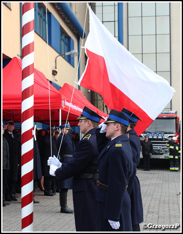 17.02.2017 - KrakÃ³w, ul. Zarzecze - Przekazanie samochodÃ³w dla OSP wojewÃ³dztwa maÅ‚opolskiego