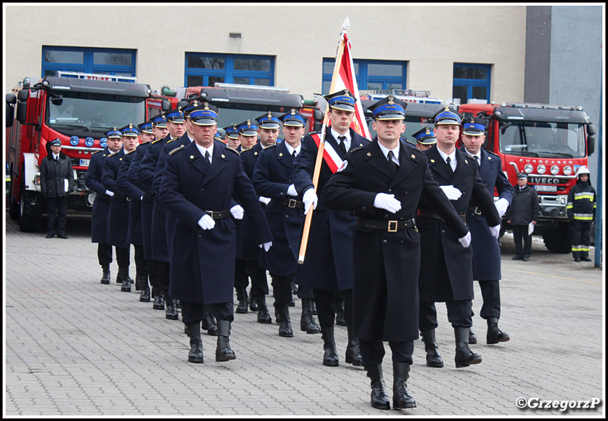 17.02.2017 - KrakÃ³w, ul. Zarzecze - Przekazanie samochodÃ³w dla OSP wojewÃ³dztwa maÅ‚opolskiego