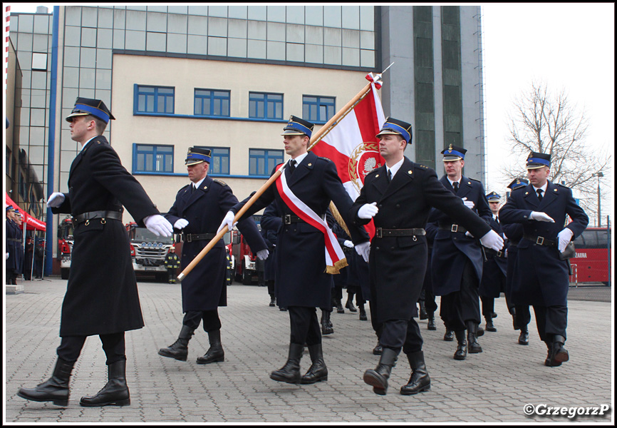 17.02.2017 - Kraków, ul. Zarzecze - Przekazanie samochodów dla OSP województwa małopolskiego