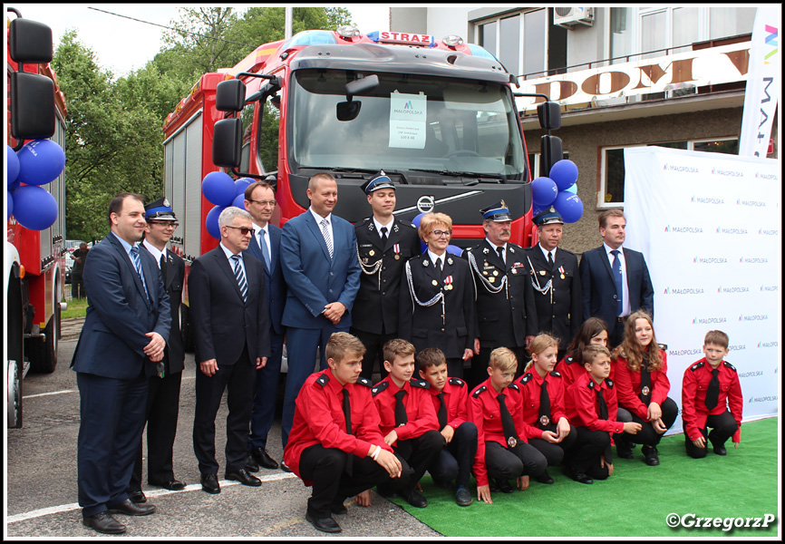 31.05.2017 - Zembrzyce - Przekazanie samochodów dla OSP