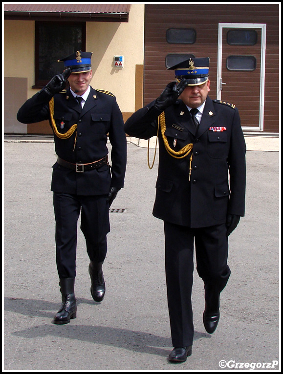 17.05.2012 - MyÅ›lenice, plac KP PSP - Powiatowe Obchody Dnia StraÅ¼aka oraz Jubileuszu XX-lecia PSP