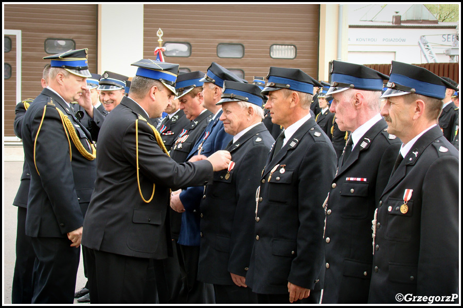 17.05.2012 - MyÅ›lenice, plac KP PSP - Powiatowe Obchody Dnia StraÅ¼aka oraz Jubileuszu XX-lecia PSP