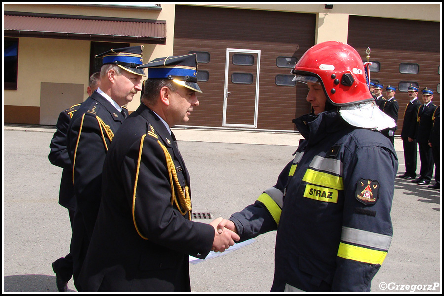 17.05.2012 - MyÅ›lenice, plac KP PSP - Powiatowe Obchody Dnia StraÅ¼aka oraz Jubileuszu XX-lecia PSP