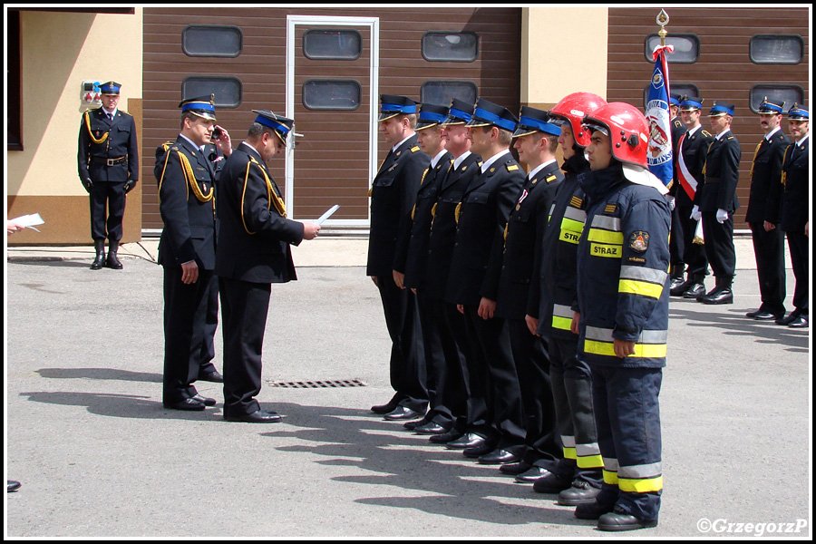 17.05.2012 - Myślenice, plac KP PSP - Powiatowe Obchody Dnia Strażaka oraz Jubileuszu XX-lecia PSP