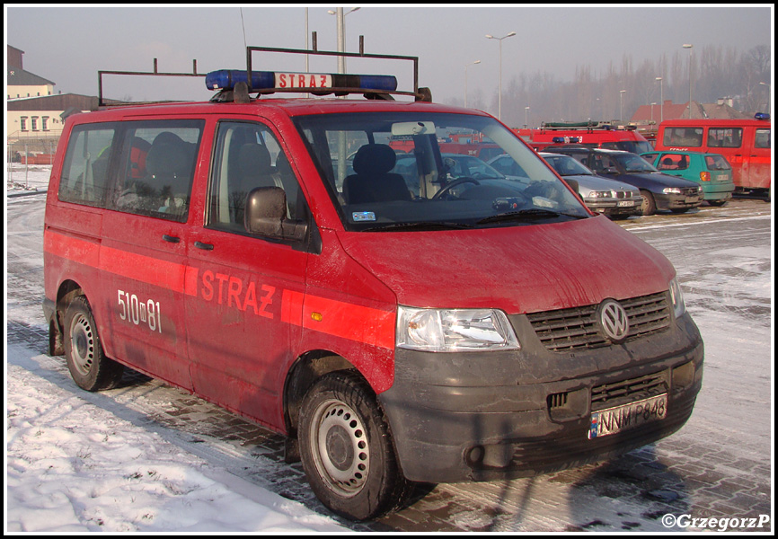 510[N]81 - SLKw Volkswagen Transporter T5 - KP PSP Nowe Miasto Lubawskie