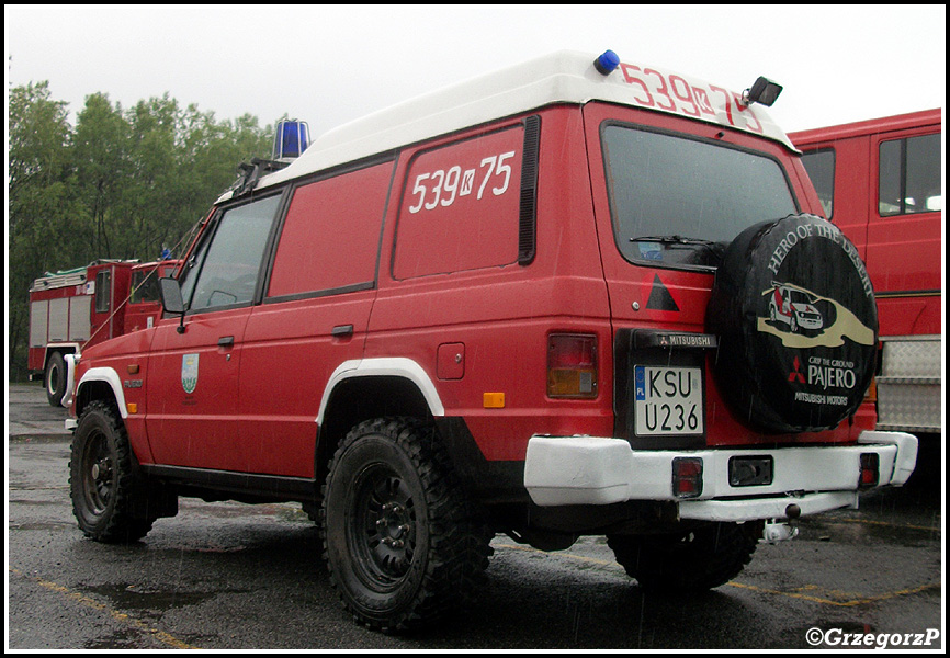 539[K]75 - SLRr Mitshubishi Pajero - OSP MakÃ³w PodhalaÅ„ski- Centrum
