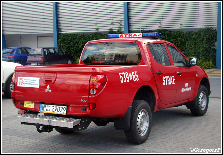 539[M]65 - SLRr Mitsubishi L200/Bibmot - OSP Wilków Polski