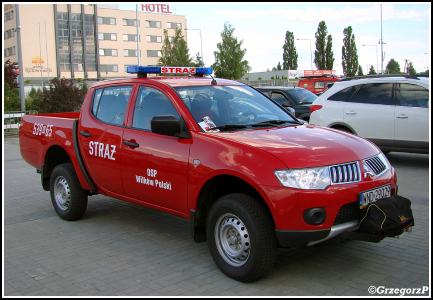 539[M]65 - SLRr Mitsubishi L200/Bibmot - OSP WilkÃ³w Polski