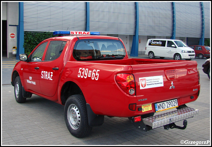 539[M]65 - SLRr Mitsubishi L200/Bibmot - OSP Wilków Polski