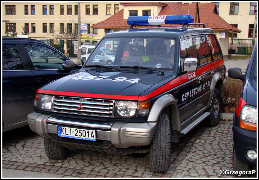 457[K]94 - SLRr Mitsubishi Pajero - OSP Łętowe