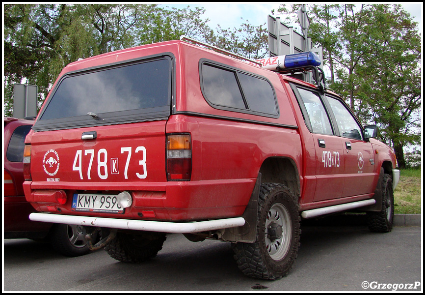 478[K]73 - SLOp Mitsubishi L200 - OSP MyÅ›lenice- GÃ³rne PrzedmieÅ›cie