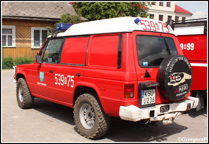 539[K]75 - SLRr Mitshubishi Pajero - OSP Maków Podhalański- Centrum