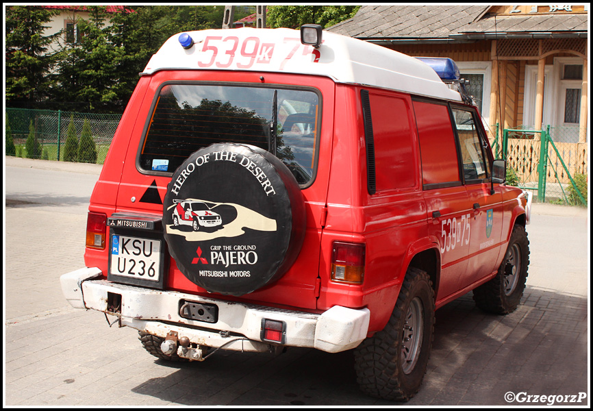 539[K]75 - SLRr Mitshubishi Pajero - OSP MakÃ³w PodhalaÅ„ski- Centrum