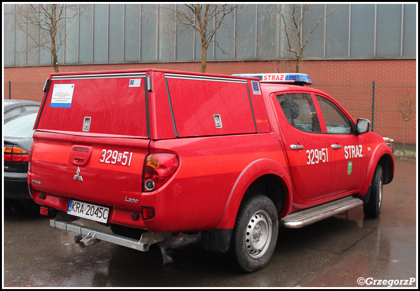 329[K]51 - SLRr Mitsubishi L200/Szybicki - OSP Zielonki