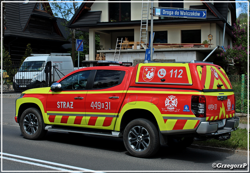 449[K]31 - SLRr Mitsubishi L200/Mist-Tech - OSP Łużna