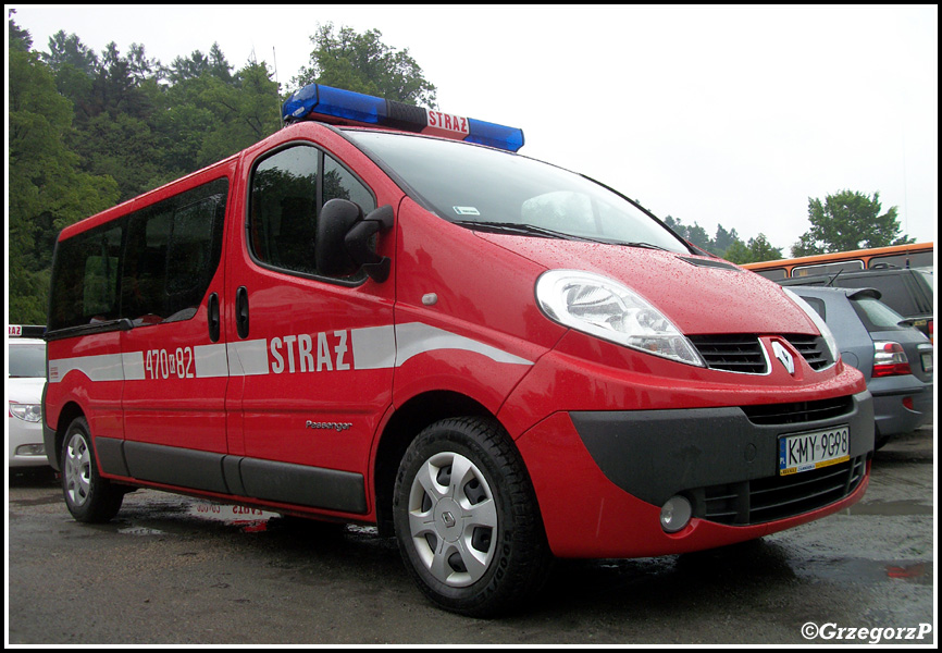 470[K]82 - SLKw Renault Trafic dCi 115/Autoremo - KP PSP Myślenice