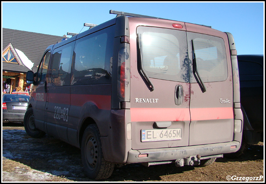 220[E]83 - SLKw Renault Trafic - KW PSP Łódź